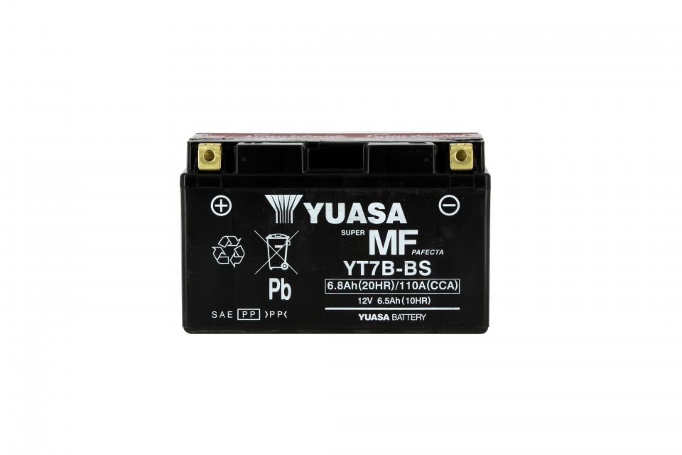 Batterie Yuasa pour Moto Sherco 125 City Corp 4T 2003 à 2005 YT7B-BS / 12V 6Ah Neuf