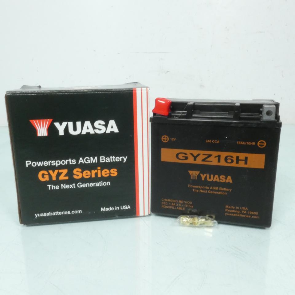 Batterie Yuasa pour moto Harley Davidson 1130 Vrsc V-Rod GYZ16H 12V 16Ah Neuf