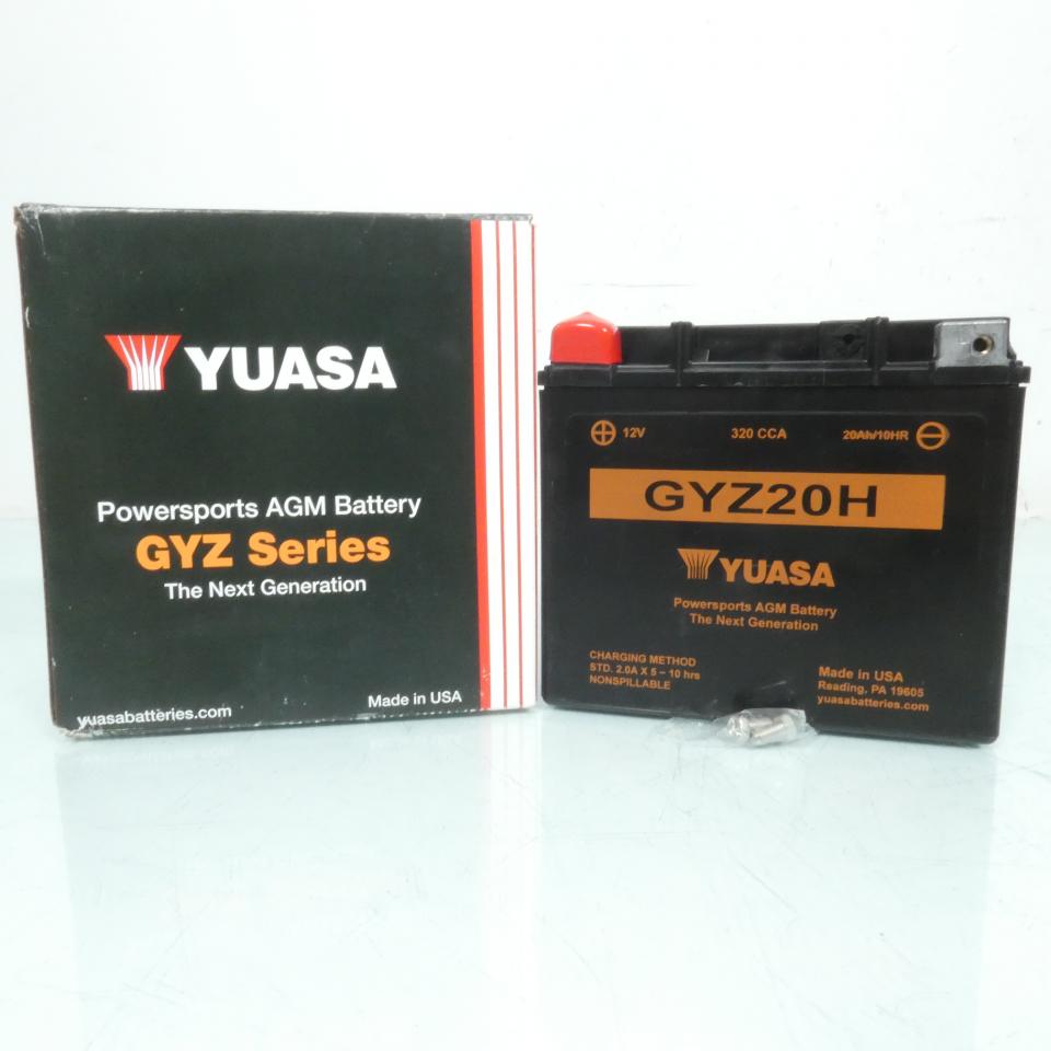 Batterie Yuasa pour Moto Harley Davidson 1000 XLCH Sportster 1973 à 1885 Neuf