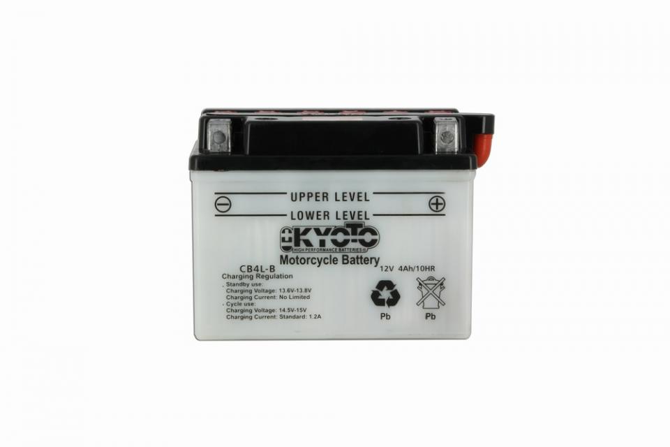 Batterie Kyoto pour Scooter Italjet 50 Bazouka Ii 1993 à 1996 YB4L-B / 12V 4Ah Neuf