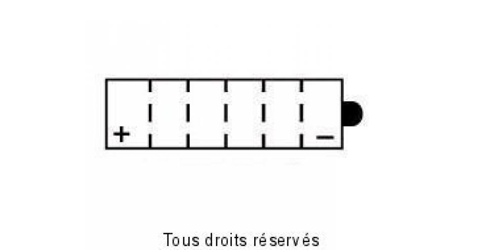 Batterie Yuasa pour Moto Honda 750 VFR 1987 à 1989 YB14-B2 / 12V 14Ah Neuf