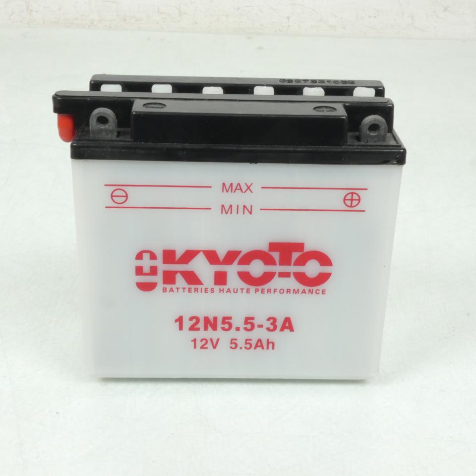 Batterie Kyoto pour moto 12N5.5-3A / 12V 5.5Ah Neuf en destockage