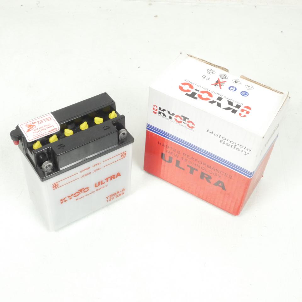 Batterie Kyoto pour Quad Suzuki 160 Lt-F Quadrunner 1990 à 2004 YB9A-A / 12V 9Ah Neuf en destockage