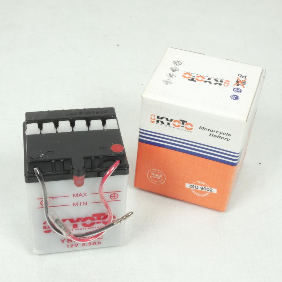 Batterie Kyoto pour Moto Honda 80 Mtx S Air 1980 à 1982 YB2.5L-C / 12V 2.5Ah Neuf en destockage