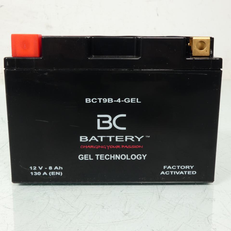 Batterie BC Battery pour scooter Yamaha 500 Tmax 2001 à 2007 YT9B-4 / 12V 8Ah Neuf