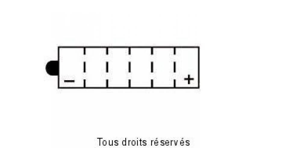 Batterie BS Battery pour Scooter Peugeot 125 Satelis Urban 2008 à 2011 Neuf