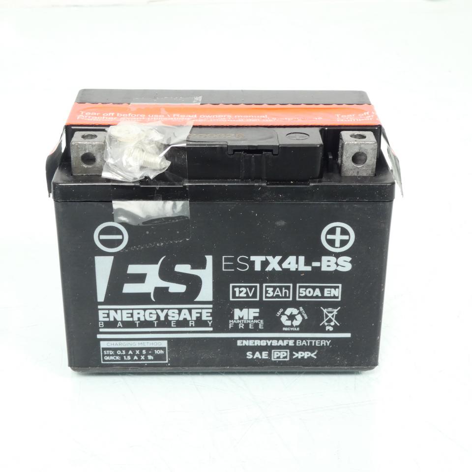 Batterie Energysafe pour Moto Malaguti 50 Drakon Naked 2004 à 2005 YTX4L-BS / 12V 3Ah Neuf