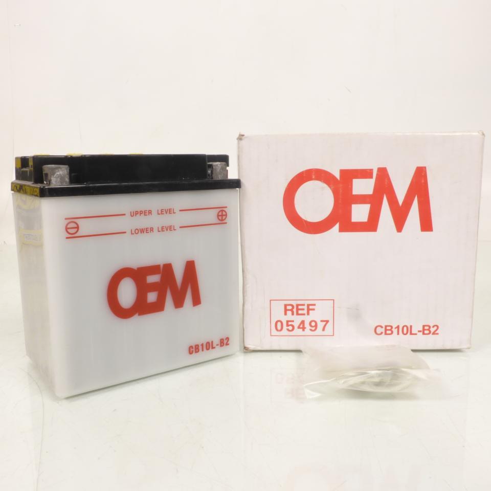 Batterie OEM pour Scooter Gilera 125 DNA 2001 à 2003 YB10L-B2 Neuf