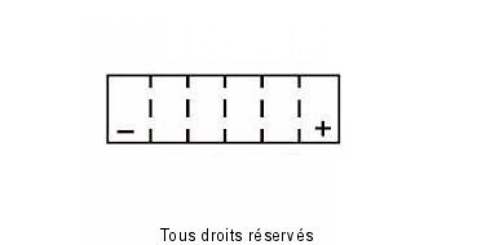 Batterie Tecnium pour Deux Roues Daelim Après 2006 Neuf