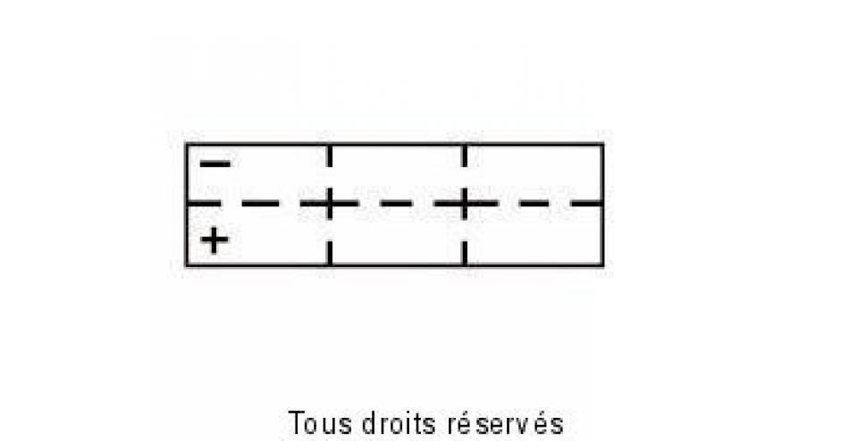 Batterie BS Battery pour Scooter Suzuki 50 Tr Street Magic 1998 à 2000 YT4B-BS / 12V 2.3Ah Neuf