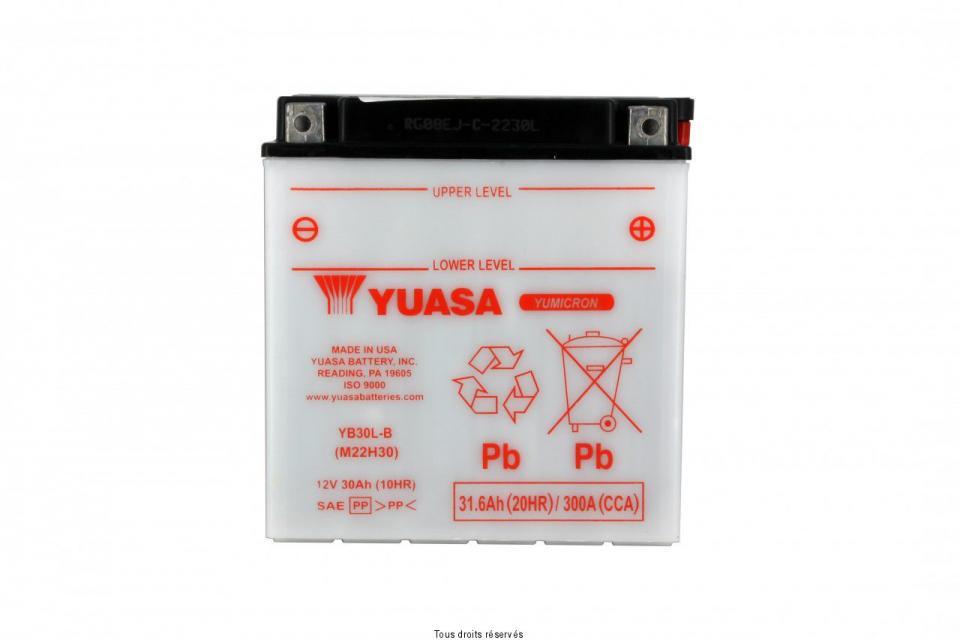 Batterie Yuasa pour Quad Arctic cat 550 Prowler Xt 4X4 Auto 2010 à 2015 YB30L-B / 12V 30Ah Neuf