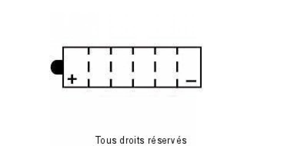 Batterie BS Battery pour Scooter Peugeot 125 Jet Force Compressor 2003 à 2007 YB7-A / 12V 8Ah Neuf