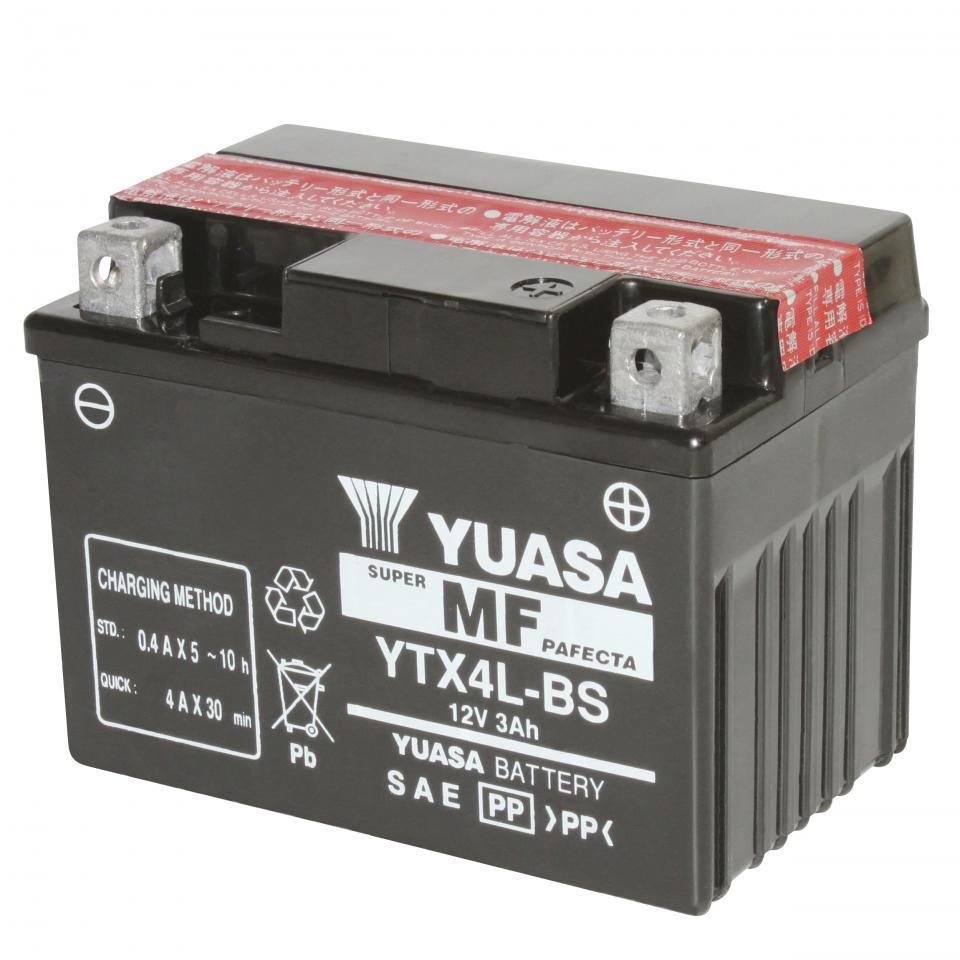 Batterie Yuasa pour Scooter Kymco 50 ZX Fever 1998 à 2007 YTX4L-BS / 12V 3Ah Neuf