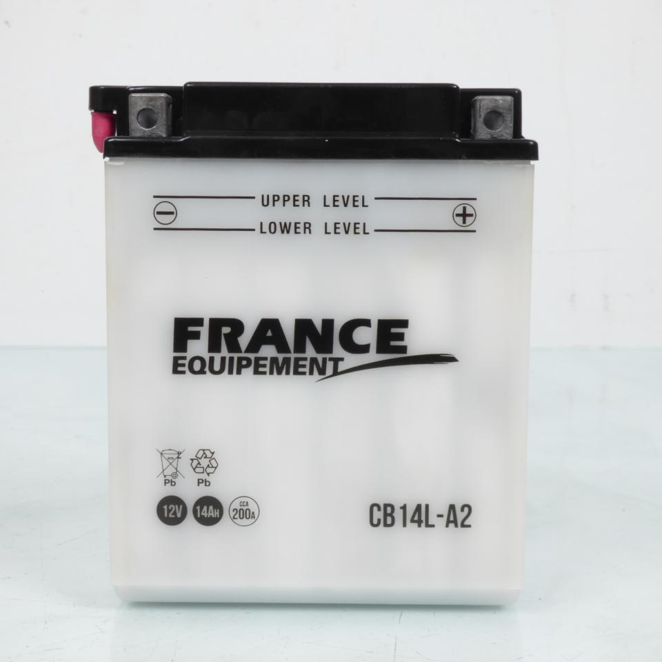 Batterie France Equipement pour Moto Honda 750 Cb F2 1978 YB14L-A2 / 12V 14Ah Neuf