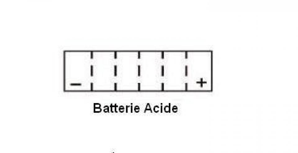 Batterie Kyoto pour Scooter Suzuki 650 Burgman K3-K5 2003 à 2005 Neuf