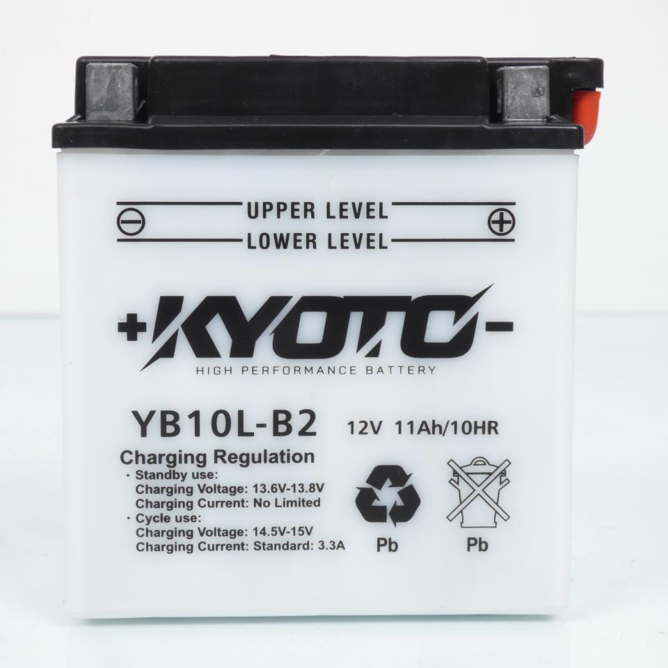 Batterie Kyoto pour Scooter Piaggio 125 Hexagon Lx4 1998 à 2001 YB10L-B2 / 12V 11Ah Neuf