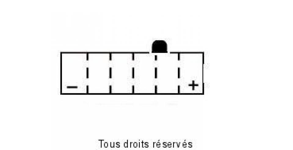 Batterie BS Battery pour Scooter Yamaha 125 Bl Beluga 1985 à 1992 YB7C-A / 12V 8Ah Neuf