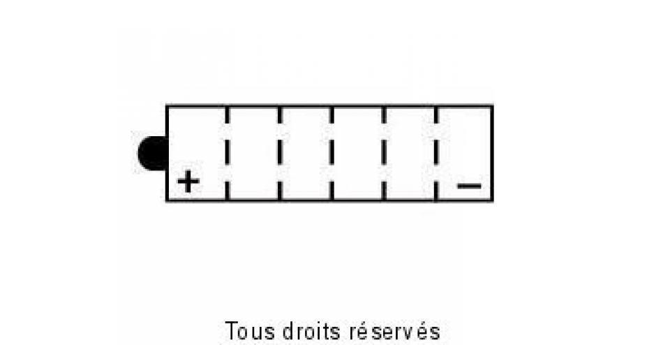 Batterie BS Battery pour Moto Cagiva 125 Roadster 1996 à 1999 12N5.5-4A / 12V 5.8Ah Neuf