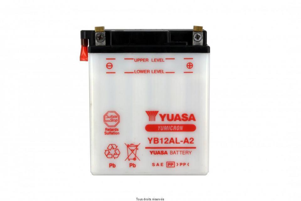 Batterie Yuasa pour Scooter Aprilia 125 Scarabeo 1999 à 2006 YB12AL-A2 / 12V 12Ah Neuf