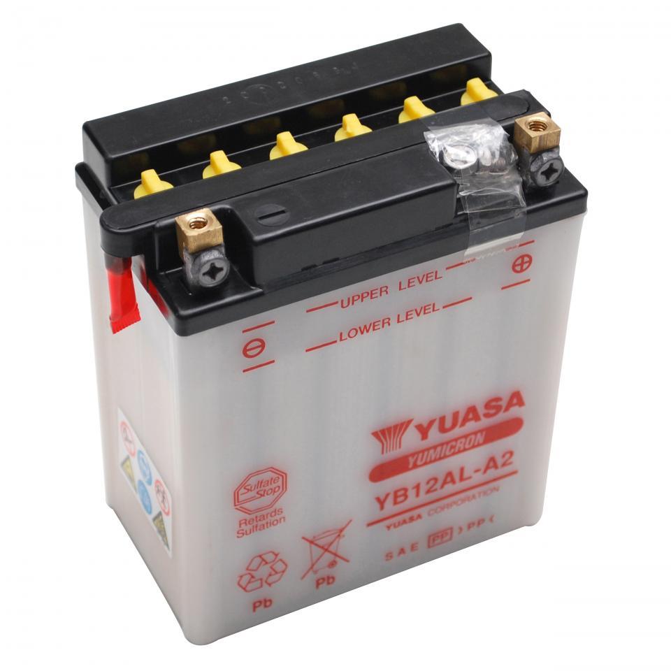 Batterie Yuasa pour Scooter Aprilia 125 Scarabeo 1999 à 2006 YB12AL-A2 / 12V 12Ah Neuf