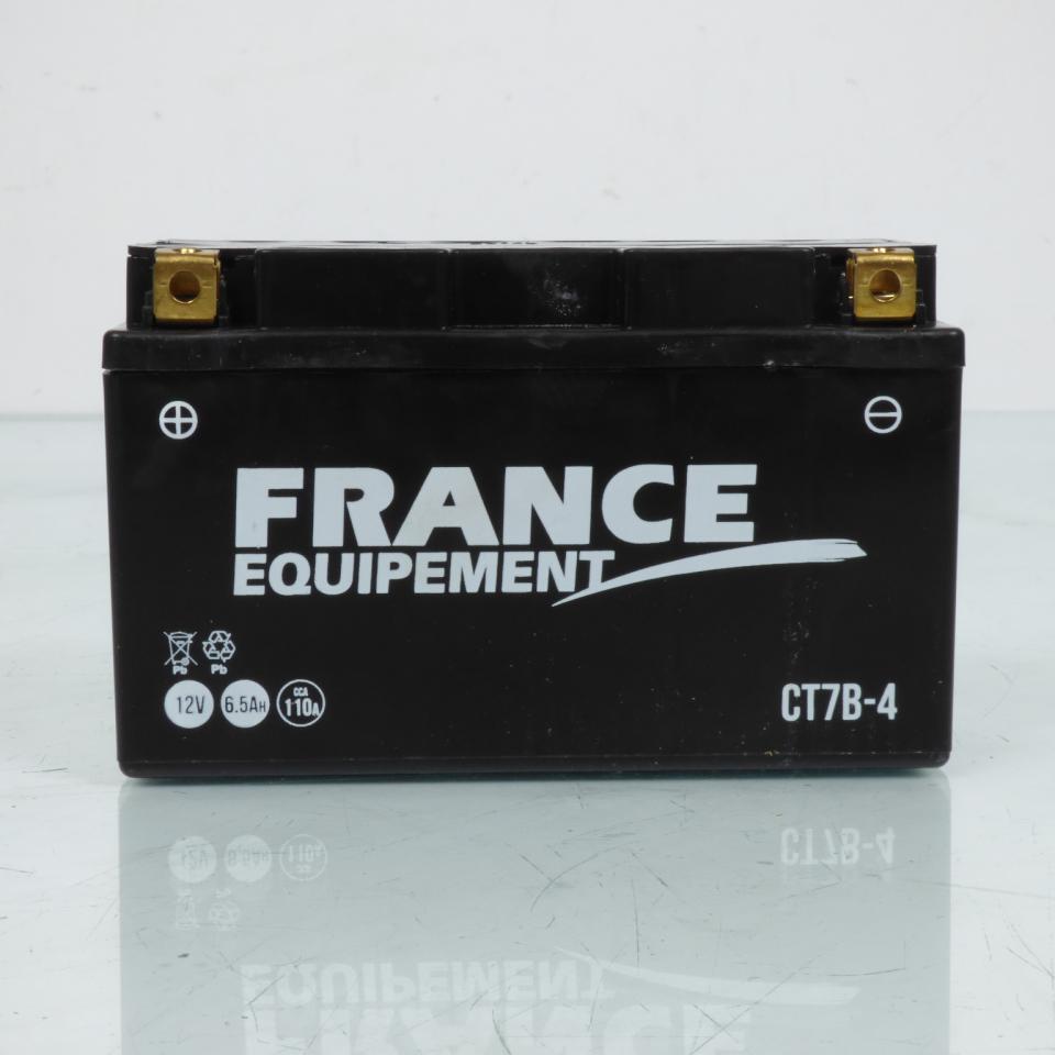 Batterie France Equipement pour moto YT7B-4 / 12V 6.5Ah Neuf