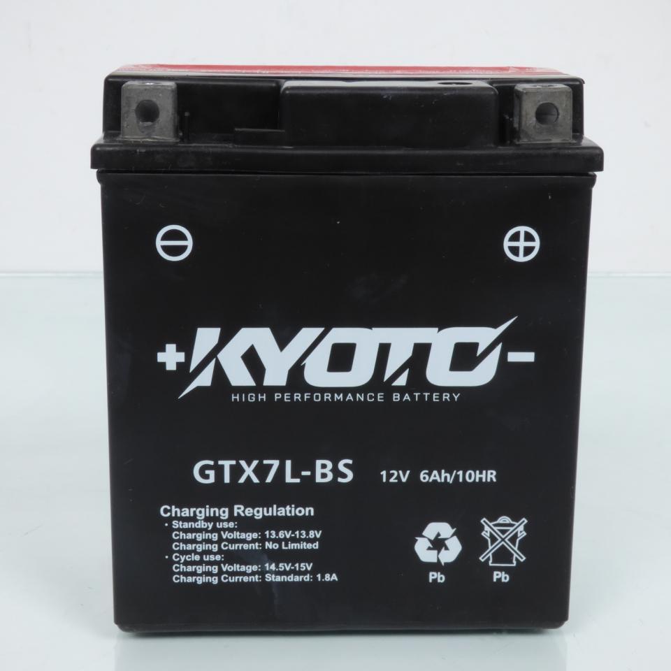 Batterie Kyoto pour Moto Suzuki 350 DR SE 1996 à 2000 YTX7L-BS / 12V 6Ah Neuf