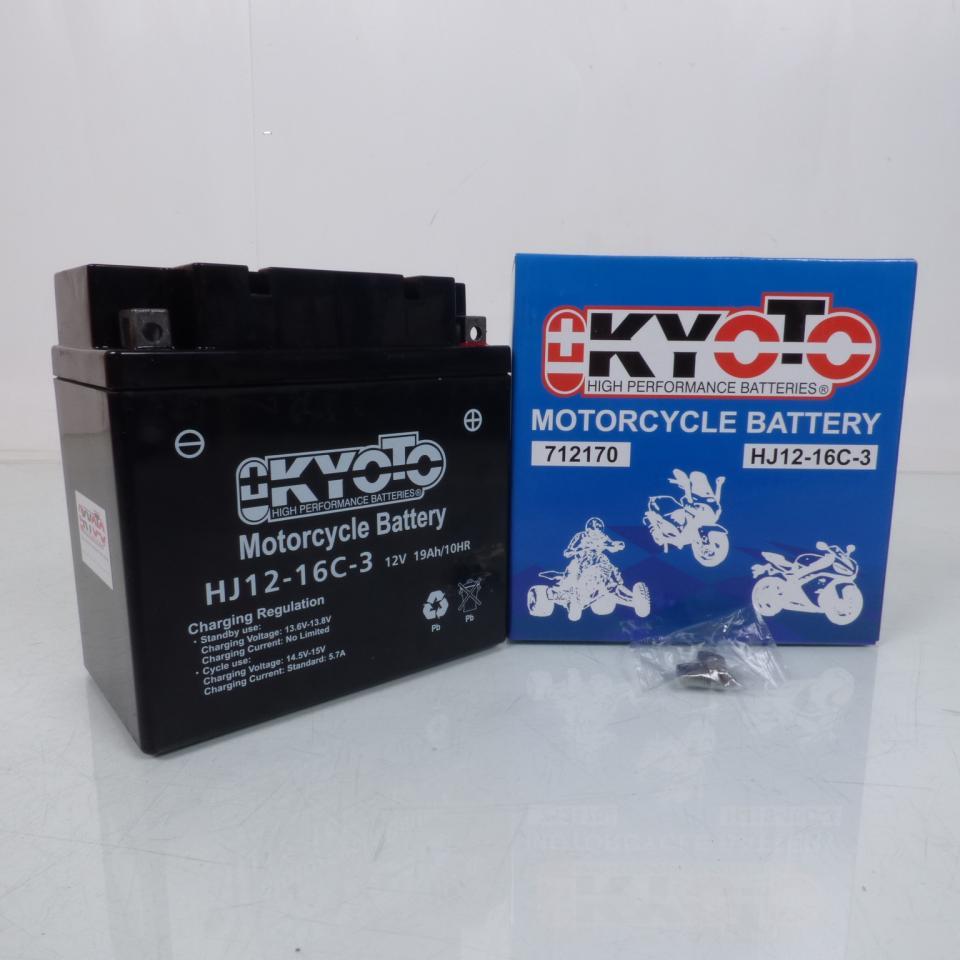 Batterie Kyoto pour Auto HJ12-16C-3 / 12V 19Ah Neuf