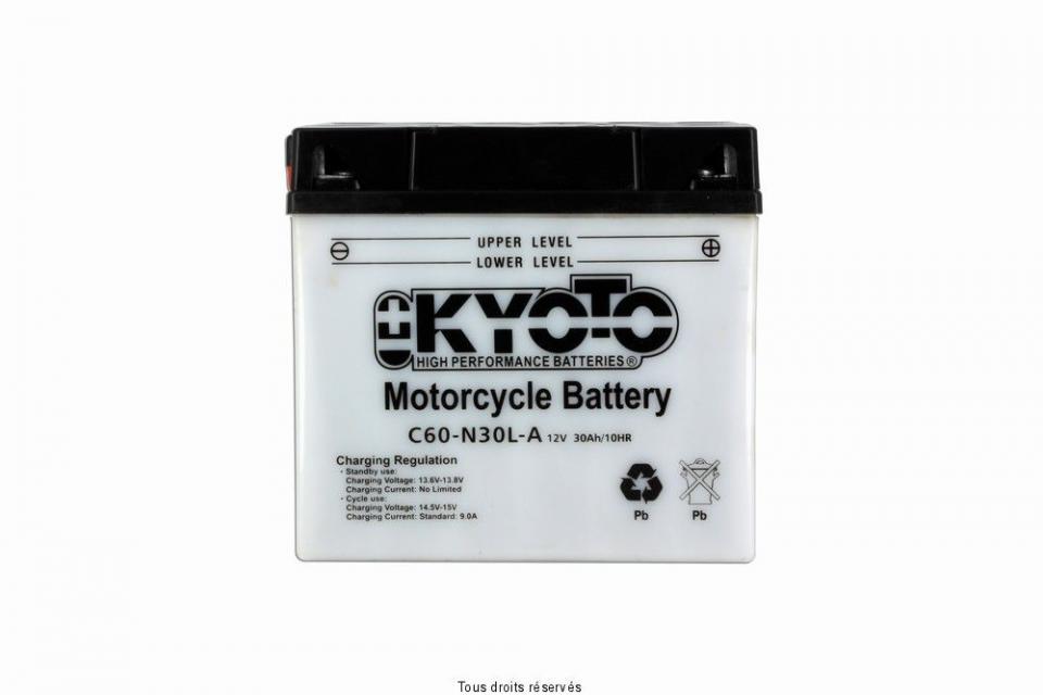 Batterie Kyoto pour Moto BMW 750 K 75 Rt Abs 1989 à 1996 Y60-N30L-A / 12V 30Ah Neuf