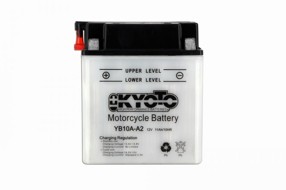 Batterie Kyoto pour Quad Kawasaki 220 KLF Bayou 1988 à 2001 YB10A-A2 / 12V 11Ah Neuf