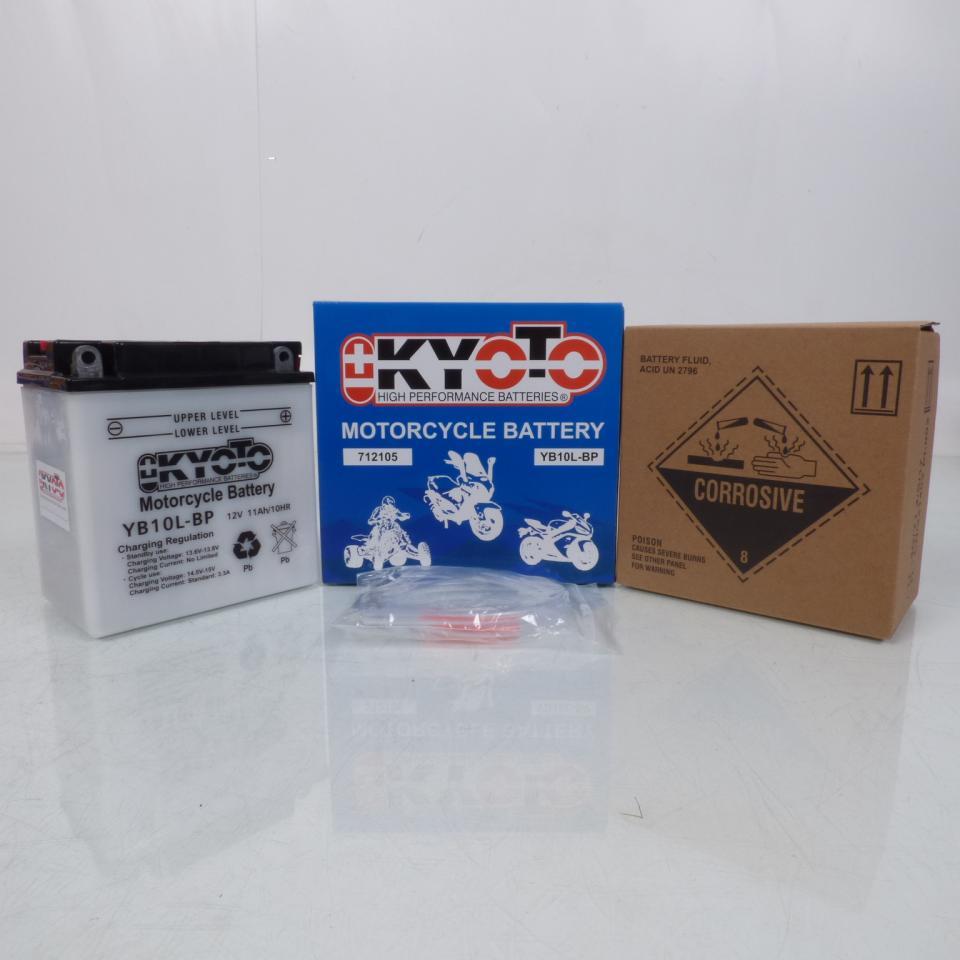 Batterie Kyoto pour Scooter Piaggio 125 Vespa Gt Grimeca 2003 à 2007 YB10L-BP / 12V 11Ah Neuf