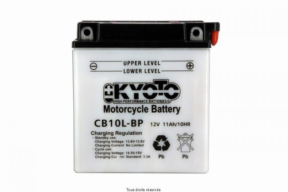 Batterie Kyoto pour Scooter Derbi 125 GP1 2007 à 2010 YB10L-BP / 12V 11Ah Neuf