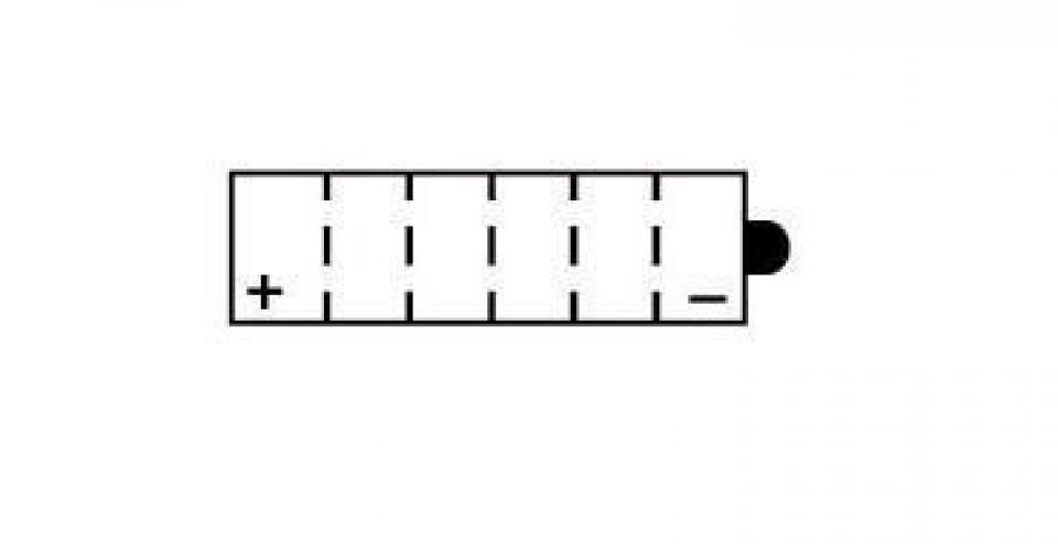 Batterie Kyoto pour Quad Polaris 300 Hawkeye 4X2 4X4 2006 à 2010 Neuf