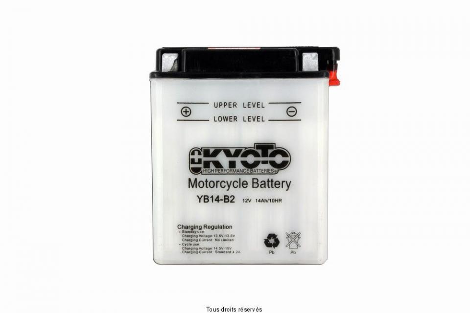 Batterie Kyoto pour Moto Honda 750 XRV Africa twin 1990 à 1992 YB14-B2 / 12V 14Ah Neuf