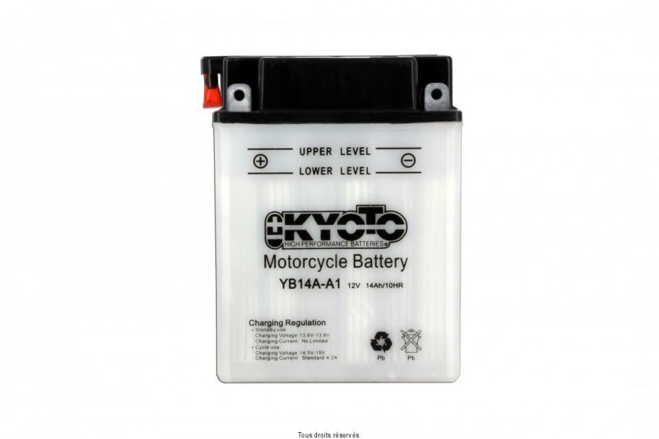 Batterie Kyoto pour Quad Yamaha 400 Yfm Fw Kodiak 1993 à 1995 YB14A-A1 / 12V 14Ah Neuf