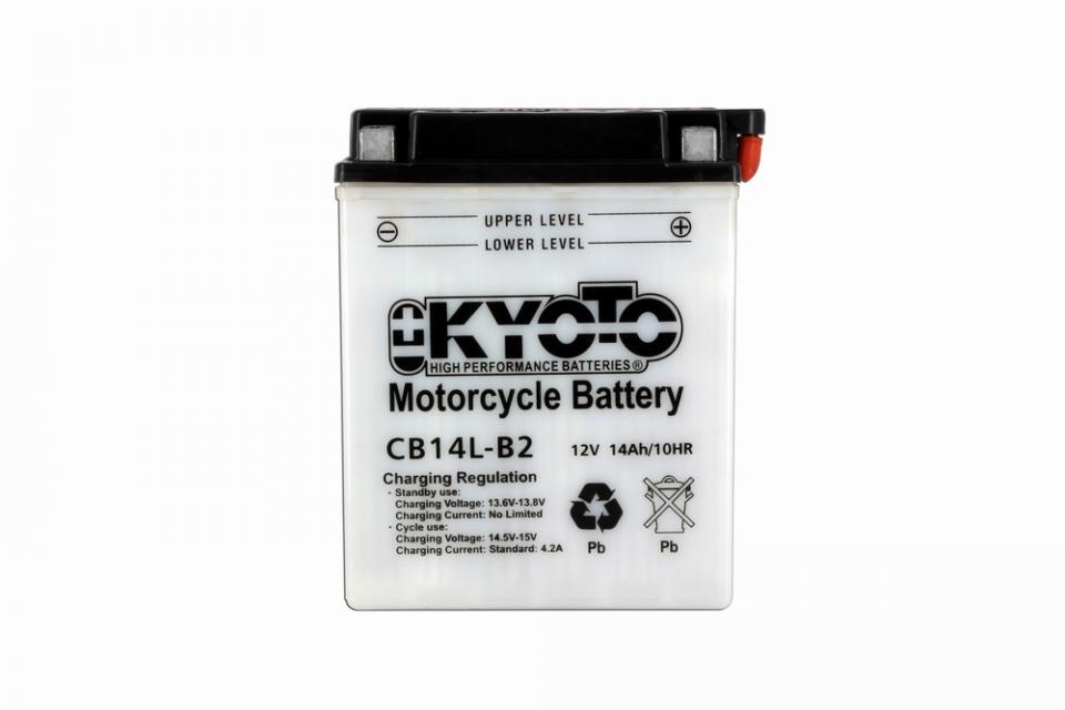Batterie Kyoto pour Moto Suzuki 800 Dr S Big 1990 à 1993 YB14L-B2 / 12V 14Ah Neuf