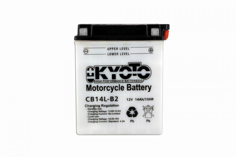 Batterie Kyoto pour Moto Suzuki 800 Dr S Big 1990 à 1993 YB14L-B2 / 12V 14Ah Neuf