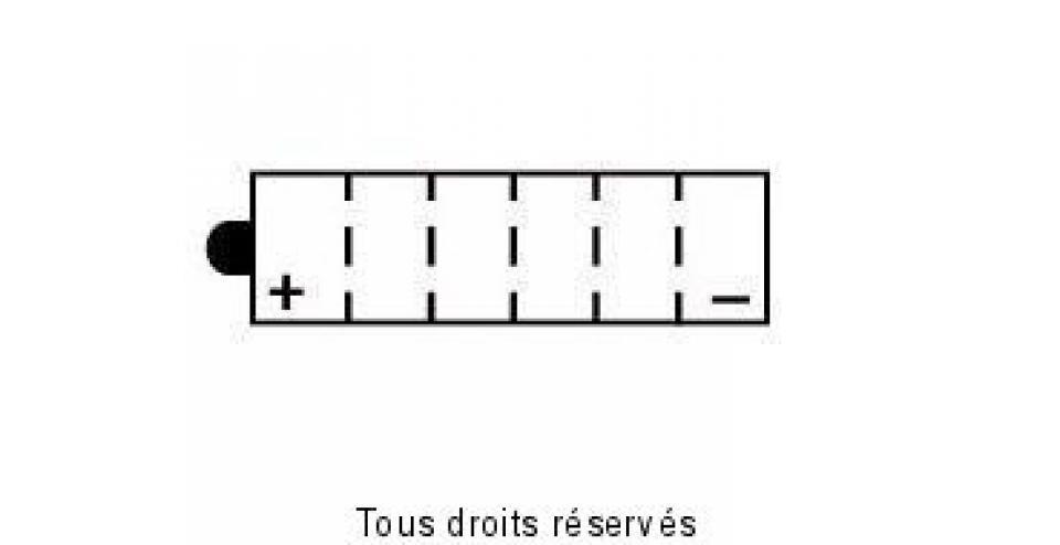 Batterie Kyoto pour Moto Suzuki 800 VX 1990 à 1997 YB16B-A / 12V 16Ah Neuf