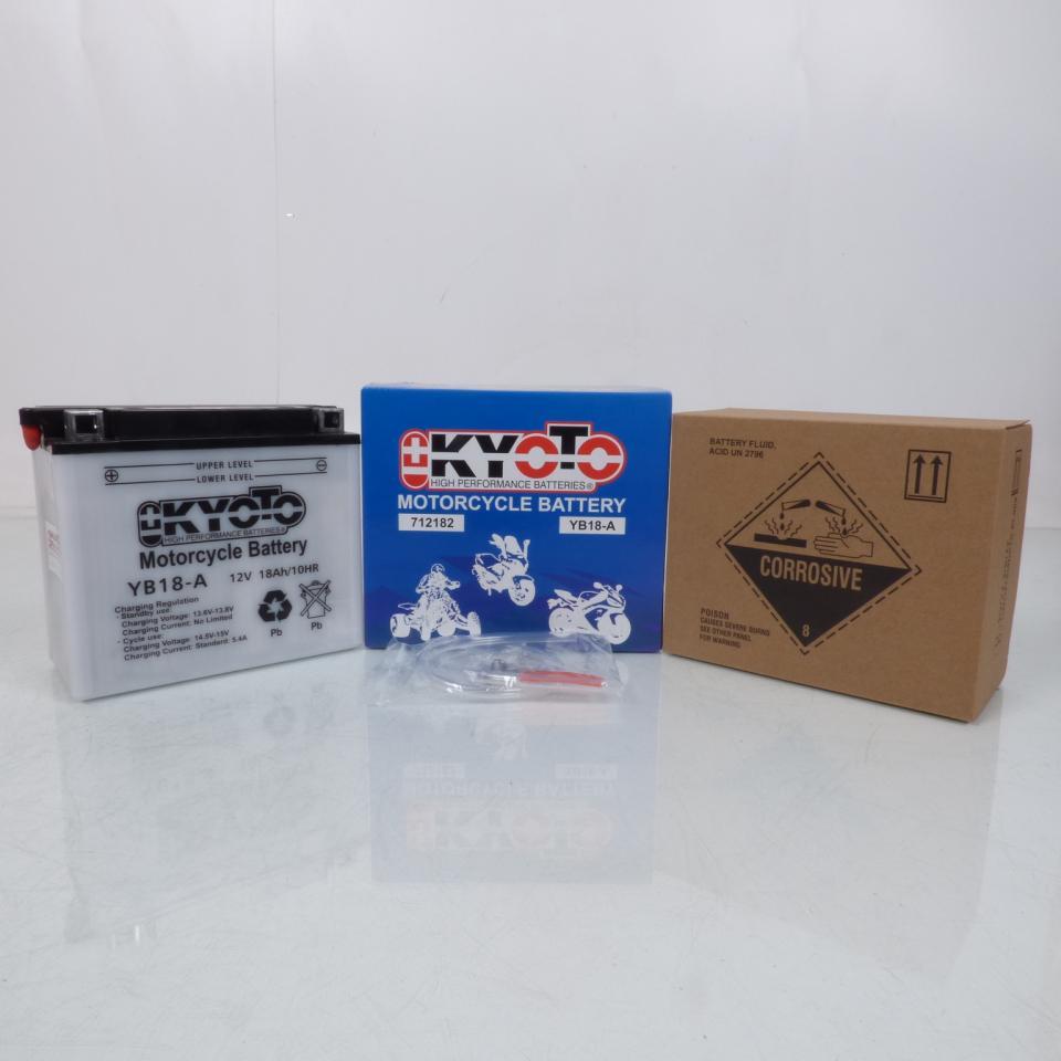 Batterie Kyoto pour Moto Honda 1100 Vf C Magna 1983 à 1984 YB18-A / 12V 18Ah Neuf