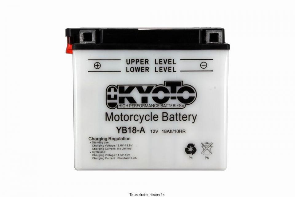 Batterie Kyoto pour Moto Honda 1100 Vf C Magna 1983 à 1984 YB18-A / 12V 18Ah Neuf