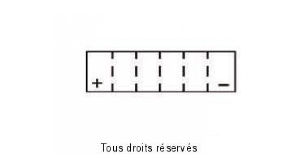 Batterie Kyoto pour Moto Yamaha 1300 FJR 2001 à 2005 YT14B-BS / 12V 12Ah Neuf