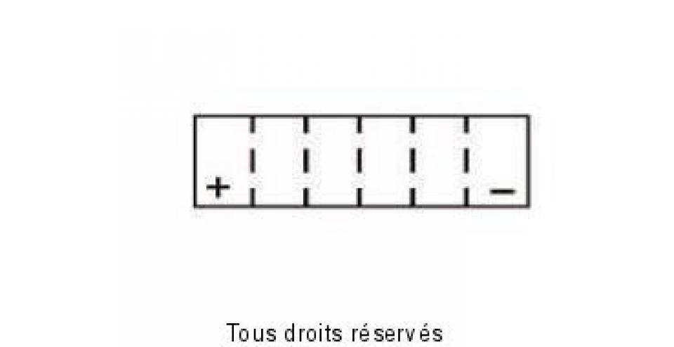 Batterie Kyoto pour Quad Polaris 330 Trail Boss 4X2 2010 à 2012 YTX14AH-BS / 12V 12Ah Neuf