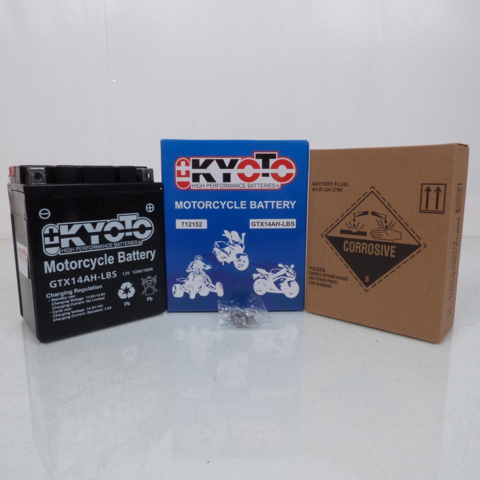 Batterie Kyoto pour Moto Moto Guzzi 750 V7 Classic 2008 à 2012 YTX14AH-LBS / 12V 12Ah Neuf