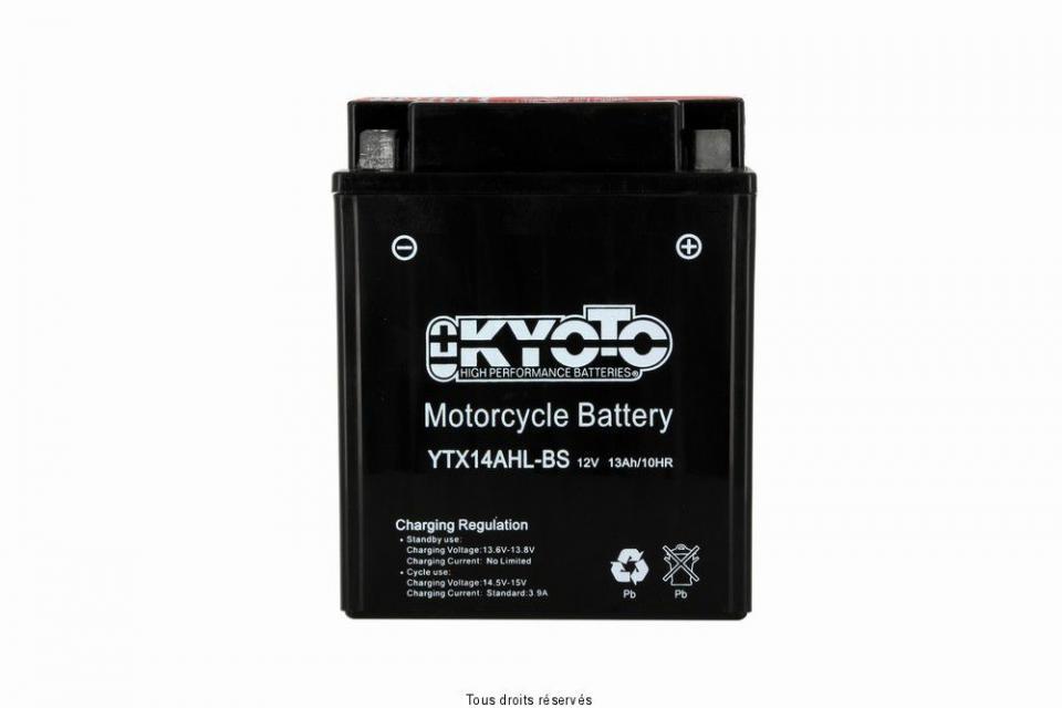 Batterie Kyoto pour Moto Moto Guzzi 750 V7 Classic 2008 à 2012 YTX14AH-LBS / 12V 12Ah Neuf