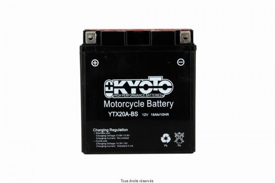 Batterie Kyoto pour Moto Honda 1000 Xl V Varadero Abs 2007 à 2013 YTX20A-BS / 12V 18Ah Neuf