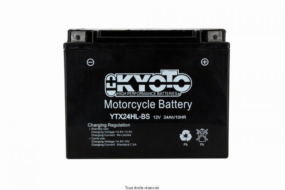 Batterie Kyoto pour Moto CAN-AM 990 Spyder Rt/Rs 2010 à 2012 YTX24HL-BS / 12V 21Ah Neuf