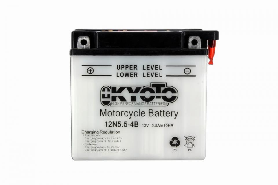 Batterie Kyoto pour Moto Yamaha 125 Tdr Italie 1989 à 1992 12N5.5-4B / 12V 5.5Ah Neuf