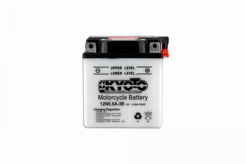 Batterie Kyoto pour Moto Yamaha 400 Rd Dx 1978 12N5.5A-3B / 12V 5.5Ah Neuf
