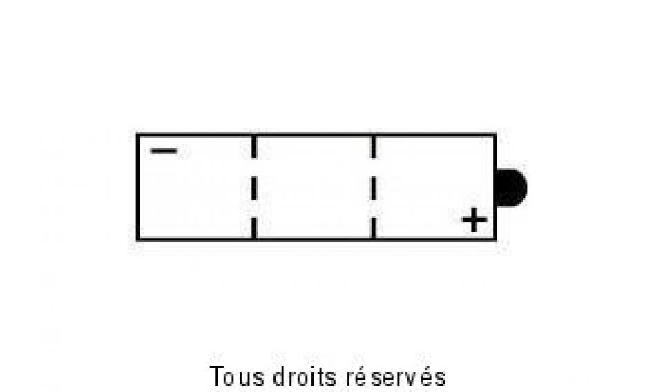 Batterie Kyoto pour Moto Husqvarna 125 SMS 1999 à 2014 6N11A-1B / 6V 11Ah Neuf