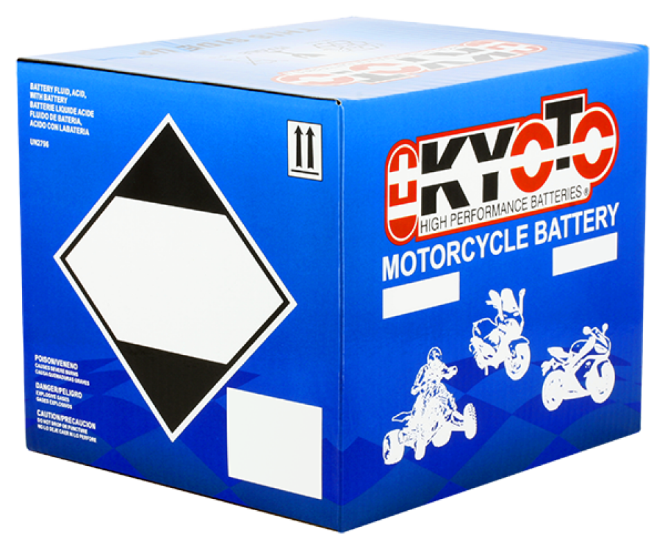 Batterie Kyoto pour Moto Honda 125 Xl K2 1977 à 1978 6N4C-1B / 6V 4Ah Neuf