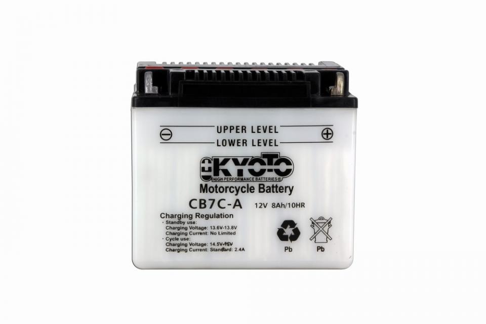 Batterie Kyoto pour Moto Derbi 125 Senda R 2004 à 2009 YB7C-A / 12V 8Ah Neuf